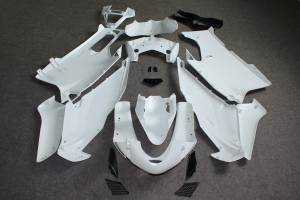 Complete and unpainted fairings with front fender 