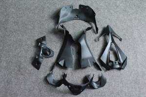 Complete and unpainted fairings in abs with front fender INJ 