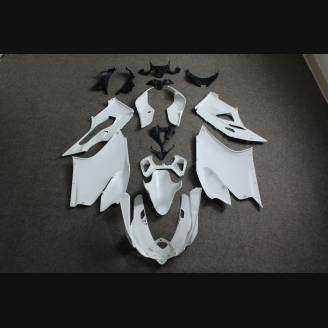 Complete and unpainted fairings in abs with front fender INJ 