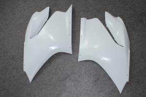 Complete and unpainted fairings in abs with front fender INJ 