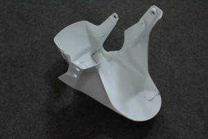 Complete and unpainted fairings in abs with front fender 