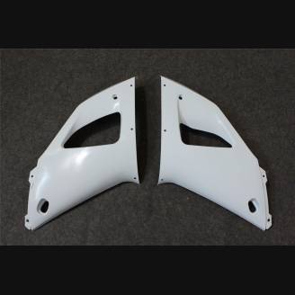 Complete and unpainted fairing in abs with front fender INJ 