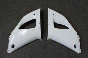 Complete and unpainted fairing in abs with front fender INJ 