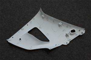 Complete and unpainted fairing in abs with front fender INJ 