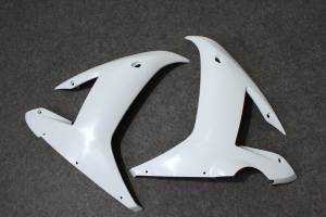 Complete and unpainted fairing in abs without front fender INJ 