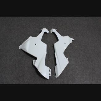 Complete and unpainted fairing in abs without front fender INJ 