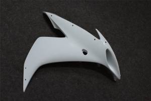 Complete and unpainted fairing in abs without front fender 