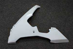 Complete and unpainted fairing in abs without front fender 