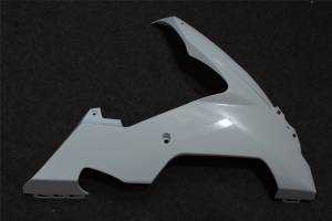 Complete and unpainted fairing in abs without front fender 