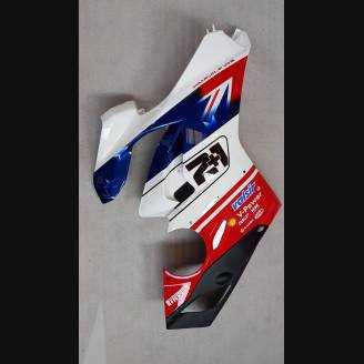 Complete and painted fairings in abs Ducati Panigale V4 for Akrapovic exhaust DUCV4BY