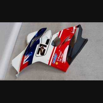 Complete and painted fairings in abs Ducati Panigale V4 for Akrapovic exhaust DUCV4BY