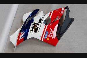Complete and painted fairings in abs Ducati Panigale V4 for Akrapovic exhaust DUCV4BY