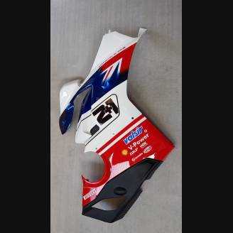 Complete and painted fairings in abs Ducati Panigale V4 for Akrapovic exhaust DUCV4BY
