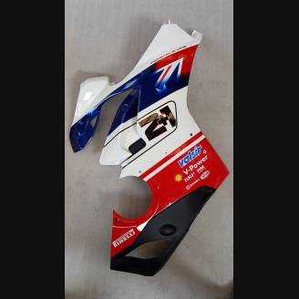 carenado ABS barnizado carrettera Ducati Panigale V4 para escape Akrapovic DUCV4BY