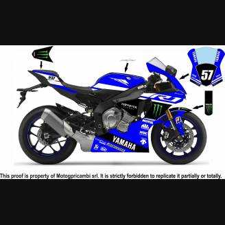 Carénages peinture Yamaha R1 2015 - 2018 YAMR17 MSTBZ
