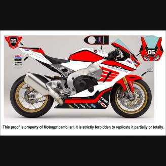 Verkleidungen Motorrad Lackiert HND10PESFR