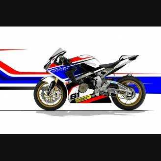 Verkleidungen Motorrad Lackiert HND10PESFR