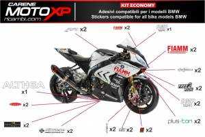 Kit Autocollants compatible avec Bmw S 1000RR 2009 - 2014 - MXPKAD7988