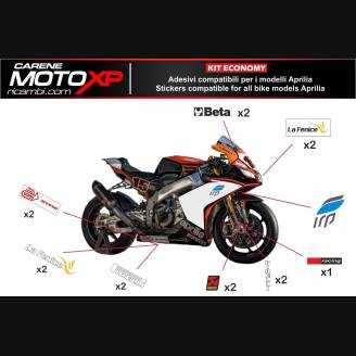 Kit Autocollants compatible avec Aprilia RSV4 2009 - 2014 - MXPKAD8014