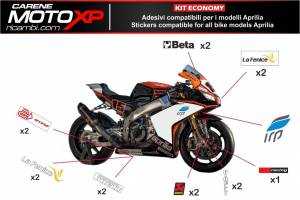 Kit Autocollants compatible avec Aprilia RSV4 2015 - 2020