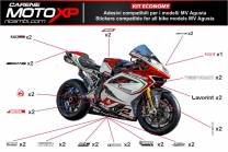 Kit Autocollants compatible avec MV Agusta F4 1000 2010 - 2020 - MXPKAD8346