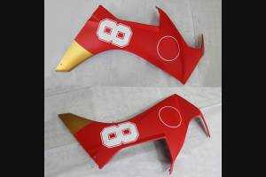 Complete and painted fairings in abs HND CBR 1 D RED