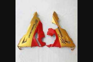 Complete and painted fairings in abs HND CBR 1 D RED