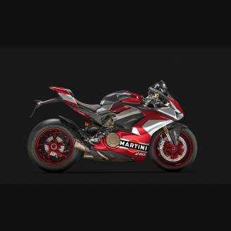 carenado ABS barnizado carrettera Ducati Panigale V4 para escape Akrapovic DUCV4MT18