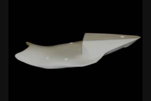 Back seat with under tray of back seat 