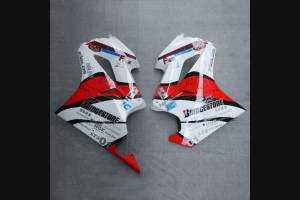 Complete and painted fairings in abs RED 