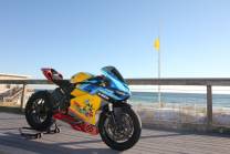 Complete and painted fairings with back seat original seat DUC99WLM