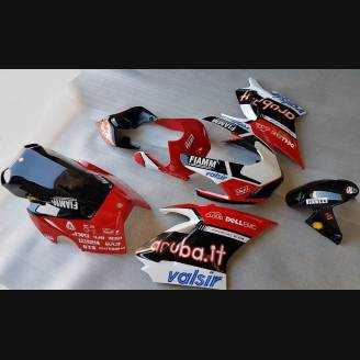 Complete and painted fairings with back seat Neoprene seat DUCV4AR17