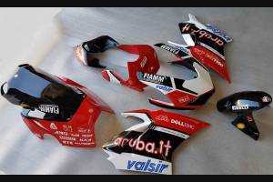 Complete and painted fairings with back seat Neoprene seat DUCV4AR17