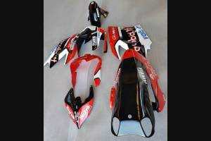 Complete and painted fairings with back seat Neoprene seat DUCV4AR17