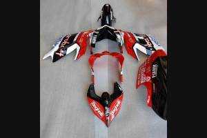 Complete and painted fairings with back seat Neoprene seat DUCV4AR17