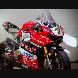 Complete and painted fairings with back seat Neoprene seat DUCV4AR17