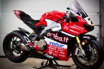 Complete and painted fairings with back seat Neoprene seat DUCV4AR17