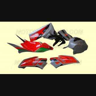 Lackierte Rennverkleidung Aprilia RSV4 2015 - 2020 Schnellverschlüsse frei - MXPCRV11789