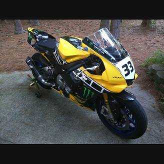 Carenage Racing Peint Yamaha R1 2015 - 2019 + crochets rapides gratuit -MXPCRV11794