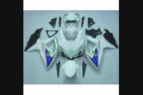 Complete and painted fairings in abs WHITE BLACK 