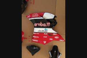 Carénages Racing Ducati 959 1299 Panigale complets de Pare-bouee coque oriignal Aruba SBK16