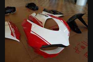 Carénages Racing Ducati 959 1299 Panigale complets de Pare-bouee coque oriignal 90th anniversary