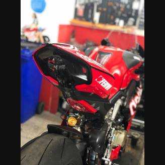 carenado ABS barnizado carrettera Ducati Panigale V4 para escape Akrapovic DUCV4 SB19