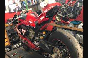 Carénages ABS peinture strett Ducati Panigale V4 pour Akrapovic Échappement DUCV4 SB19