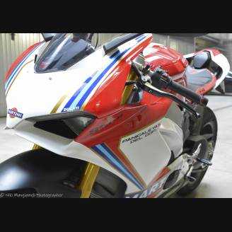 carenado ABS barnizado carrettera Ducati Panigale V4 para escape Akrapovic DUCV4 MRT