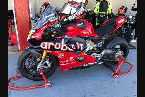 Carénages ABS peinture strett Ducati Panigale V4 pour Akrapovic Échappement DUCV4 SB19
