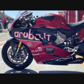 Carénages ABS peinture strett Ducati Panigale V4 pour Akrapovic Échappement DUCV4 SB19