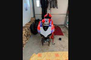 Complete and painted fairings with back seat original seat MT18 Fluo OPC