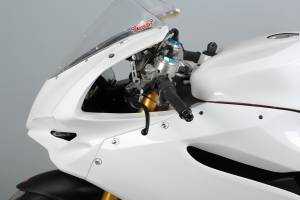 Complete fairings in 5 pieces without front fender Akrapovic silencer Vs2 