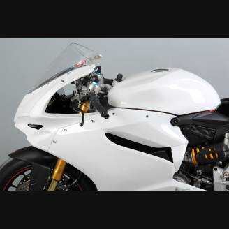 Complete fairings in 5 pieces without front fender Akrapovic silencer Vs2 